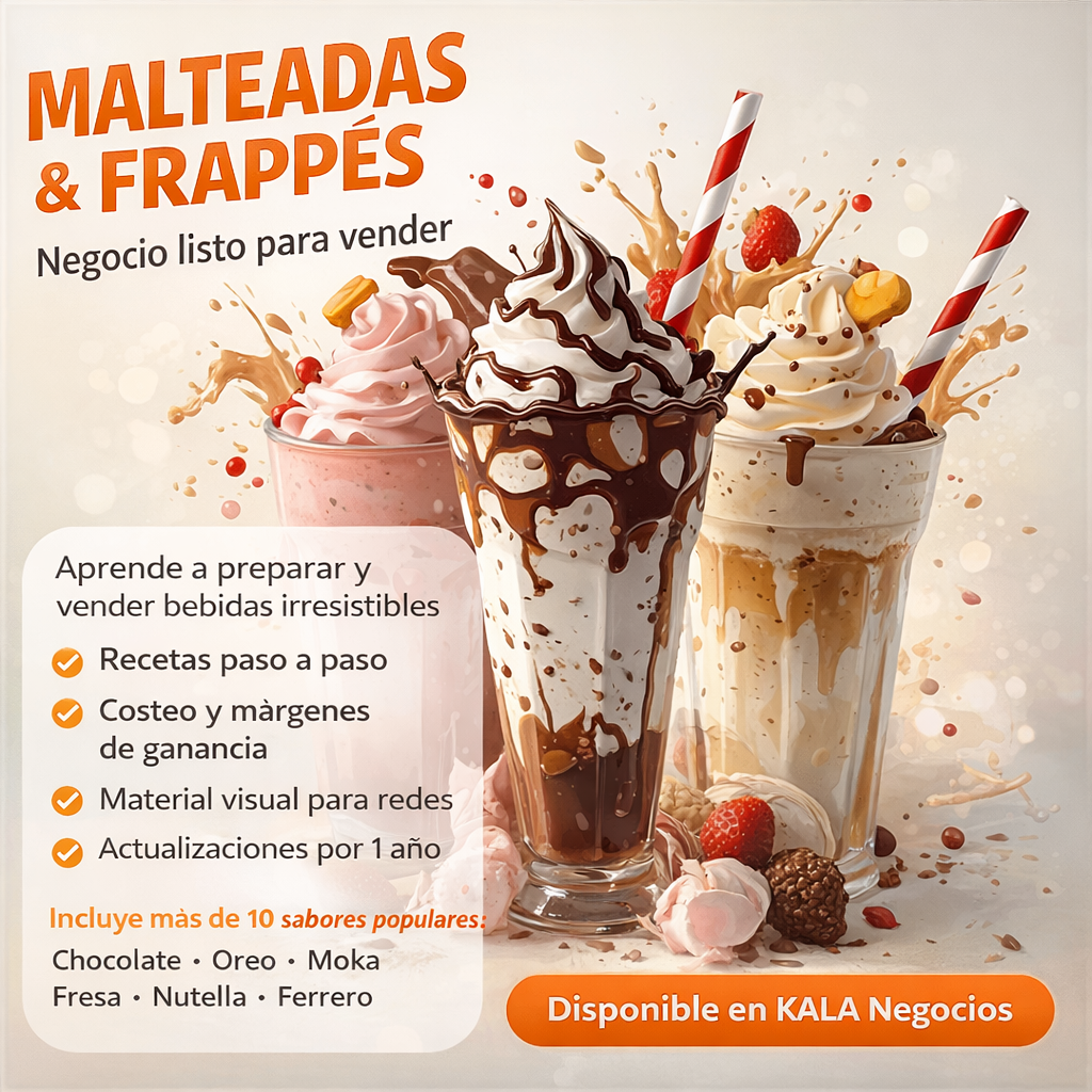 Curso Malteadas y Frappes