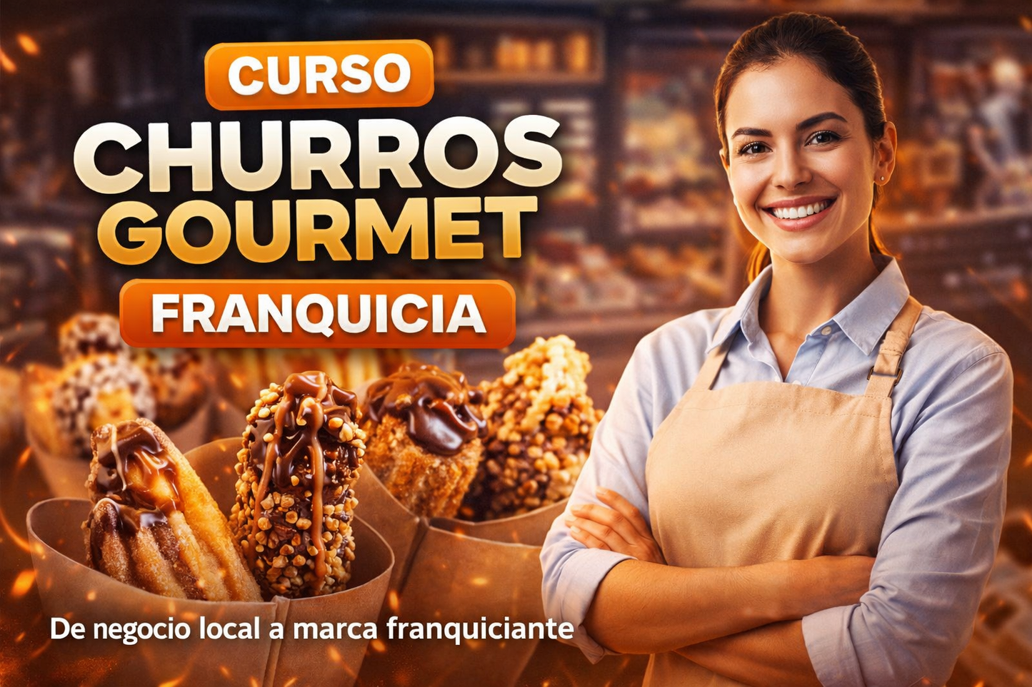 Curso Churros Gourmet para Franquicia
