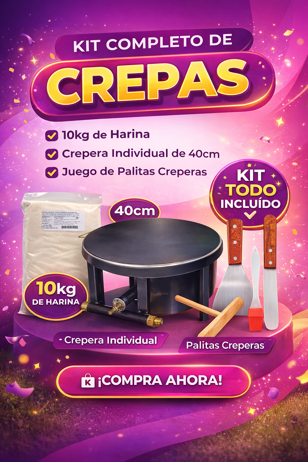 KIT CREPAS INDIVIDUAL
